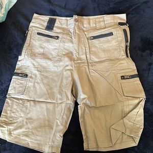 Lot of two men’s zip outdoor sports shorts size XL